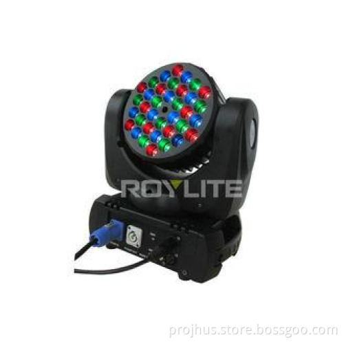 36Pcs 3W RGBW Cree LED Beam DMX Moving Head Stage Lights 12